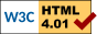 Valid HTML 4.01