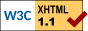 Valid XHTML 1.1